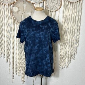 Lululemon Always Agile Short Sleeve Tee in Blue Tie/Dye